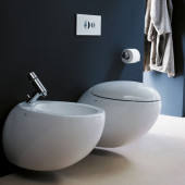 Laufen Alessi One Биде подвесное 58.5x39x35.5см, с 1 отв. под смеситель, с покр. LLC, цвет: белый. 8.3097.1.400.304.1