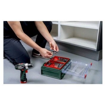 Шуруповерт аккумуляторный Metabo PowerMaxx BS Basic Set-6