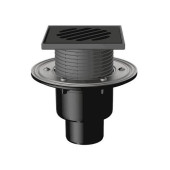 Трап рег верт/вып сух/затв Дн50/75/110 чуг/реш 150х150 T 310.1 PNsB Fachmann 04.024