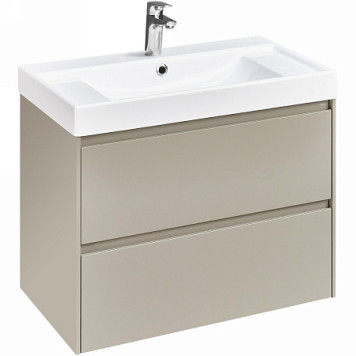 Roca A857630510 Ona Модуль для раковины 800 мм, 785x450x565 мм, с 2 ящиками, бежево-серый матовый A857630510