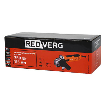 Машина шлифовальная угловая REDVERG RD-AG750-115-8