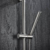 Newform X-STEEL 316 Душевая стойка с термо смес., верхний душ 25см, ручной душ, шланг 150 см, цвет: INOX. 69650X.50.050