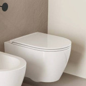 Сиденье для унитаза, Scarabeo, Glam, шг 360-505, цвет-белый