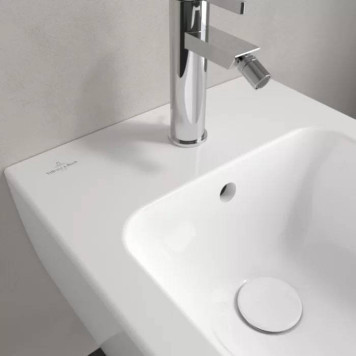 VilleroyBoch Venticello Биде подвесное 37.5х56х28.5см., 1 отв., цвет: альпийский белый. 44110001-4
