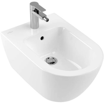 VilleroyBoch Subway 2.0 Биде подвесное 37.5х56.5х28см., 1 отв., цвет: альпийский белый. 54000001