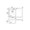 Omoikiri Akisame 78-L-IN Кухонная мойка нерж. сталь 78x51 см, цвет: нержавеющая сталь 4973060