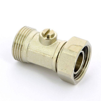 Узел радиаторный со встроенным краном НВ UNI-FITT 3/4ЕК х 3/4ЕК прямой-1