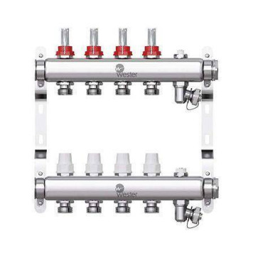 Группа коллект нерж расход 1 м/м 6в 3/4 ЕК н/р в/к Wester 0-32-1830