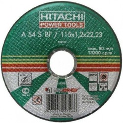 Отрезной диск HITACHI по металлу А24 115х1.2х22 11512HR