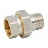 Фитинги резьбовые Сгон прямой с накидной гайкой 1, внутренняя - наружная резьба, Kromwell KW.304.06