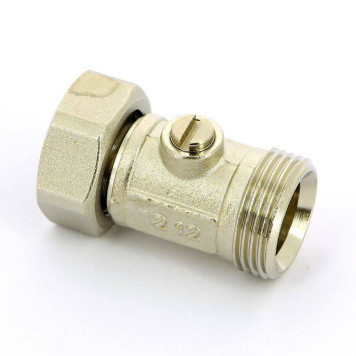 Узел радиаторный со встроенным краном НВ UNI-FITT 3/4ЕК х 3/4ЕК прямой-3