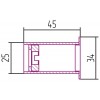 Сунержа Модуль скрытого подключения для МЭМ CUBE, цвет: матовое золото 032-1527-0000