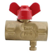 Кран д/ман лат 11б27п(м)1 G1/2 -М20х1,5 Ру16 м/м шар баб Пензапромарматура 022011211