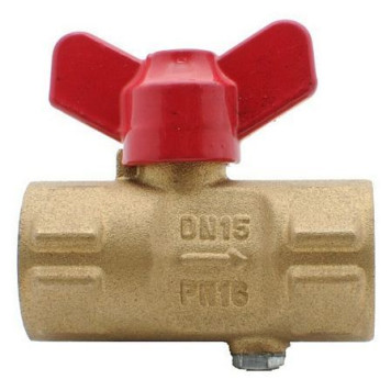 Кран д/ман лат 11б27п(м) G1/2 -М20х1,5 Ру16 м/м шар баб Пензапромарматура 021011011