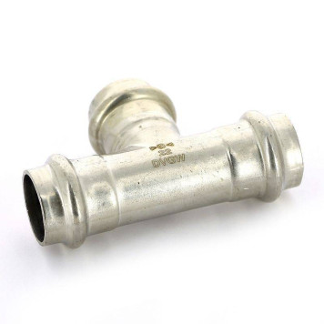 Тройник пресс IBP 22 нерж. сталь-1