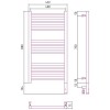 Сунержа Богема 3.0 Полотенцесушитель электрический 40x80h, прав., цвет: сатин 071-5805-8040