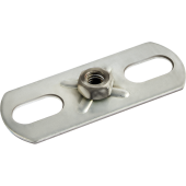 Пластина опорная SHUFT с гайкой М8 30х80х3,0 (упак.100шт)