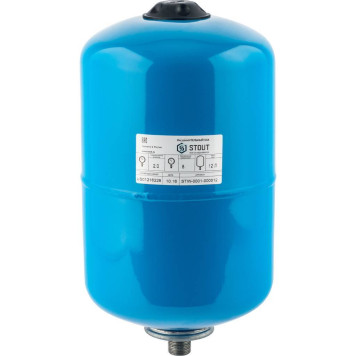 Гидроаккумулятор STOUT STW-0001 вертикальный 12 л, синий