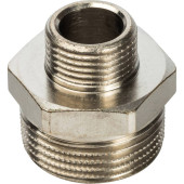 Ниппель НН STOUT переходной никелированный 3/4X3/8 (SFT-0004-003438)