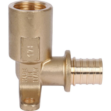 STOUT Угольник настенный с длинным нарезным патрубком 20-Rp 1/2-2