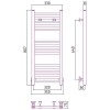 Сунержа Модус Полотенцесушитель водяной 30x80h, цвет: без покрытия 00-0250-8030