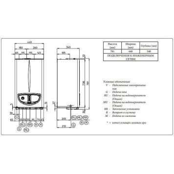Газовый настенный котел Immergas Maior Eolo 28 X одноконтурный, турбированный (3.020928)-6