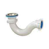 Сифон д/поддона труб 1 1/2 x50/40 нерж/сетка Орио А-4258