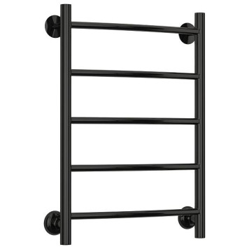 Стилье Версия-Н2 Полотенцесушитель водяной 40x60h, цвет черный 17622-6040