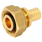 Муфта Uni-Fitt пресс-В 16x3/4 с накидной гайкой, плоской прокладкой