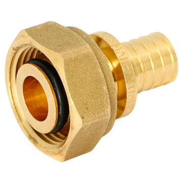 Муфта Uni-Fitt пресс-В 16x3/4 с накидной гайкой, плоской прокладкой