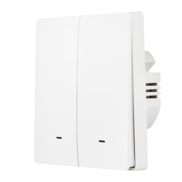 Комплект два умных двухклавишных выключателя HOMMYN 2SWZBNN02W-2