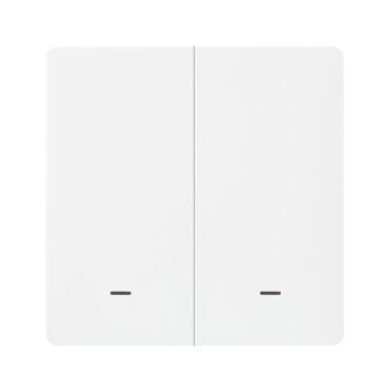 Комплект два умных двухклавишных выключателя HOMMYN 2SWZBNN02W-3