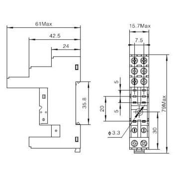 Реле промежуточное ZONT 12V DC-4