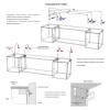 Тумба с биокамином Firelight BFP-P1600 белая