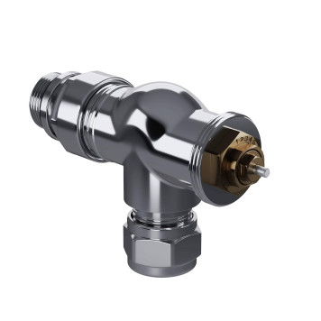 Набор термостатический осевой Royal Thermo Design Pro 15мм М30х1,5 (Хром)-2