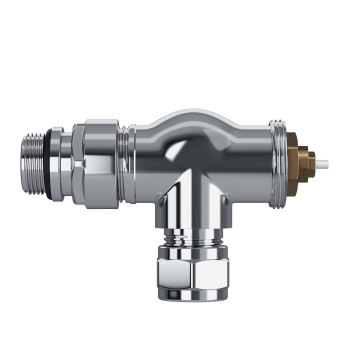 Набор термостатический осевой Royal Thermo Design Pro 15мм М30х1,5 (Хром)-4