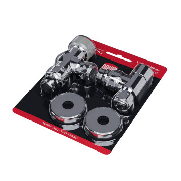 Набор термостатический осевой Royal Thermo Design Pro 15мм М30х1,5 (Хром)-7