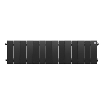 Радиатор биметаллический Royal Thermo PianoForte 200 Чёрный- 14 секц.-1