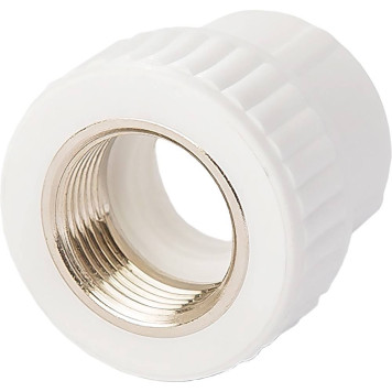 Муфта Lammin PPR комбин. ВР 32 х 1/2 120/30 белый