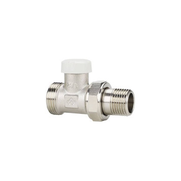 Клапан радиаторный VARMEGA 1/2 x 3/4EK запорный, прямой VM10302
