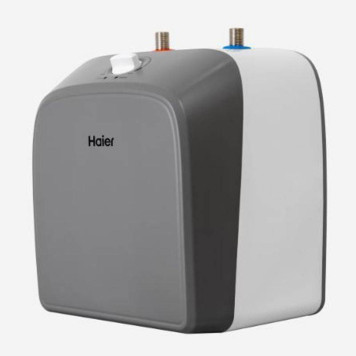 Водонагреватель электрический накопительный Haier Q2 эмалированный квадратный 10л под раковиной с механическим термостатом-1