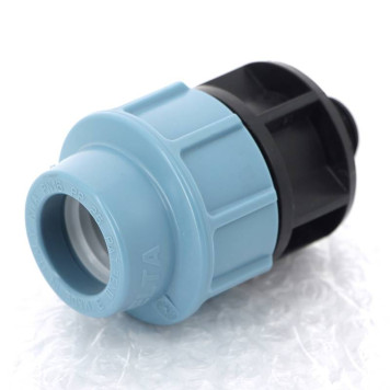 Муфта обжим-Н для труб ПНД UNIDELTA 25x1/2-2