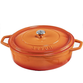 Неглубокая кастрюля HS Y KT 28 ORANGE-2