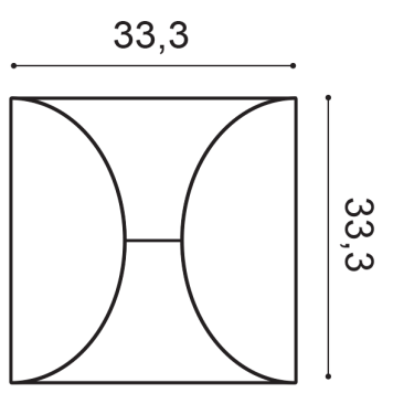 3D стеновые покрытия W107 CIRCLE-1