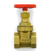 Задвижка клиновидная ВВ латунная PN20 UNI-FITT 1/2 