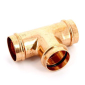 Тройник пресс IBP 54 медь