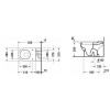 Duravit Starck 3 Унитаз моноблок 65.5х36см, с отдельным бачком с механизмом хром, включая крепление, слив универсальный, цвет: белый. 0920100005, 0126010000
