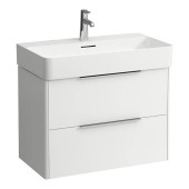 Laufen Base База с раковиной 73.5х39х53см., подвесная, с 2 ящиками, цвет: белый матовый. 8.1028.5.000.104.1,  4.0235.2.110.260.1