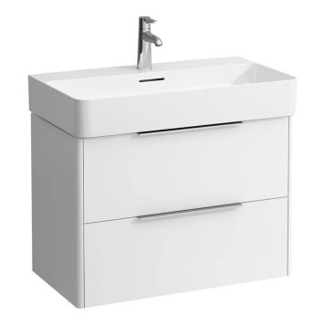 Laufen Base База с раковиной 73.5х39х53см., подвесная, с 2 ящиками, цвет: белый матовый