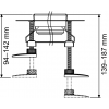 TECE drainline, Комплект опор для трапа: 137-184 мм (4шт)